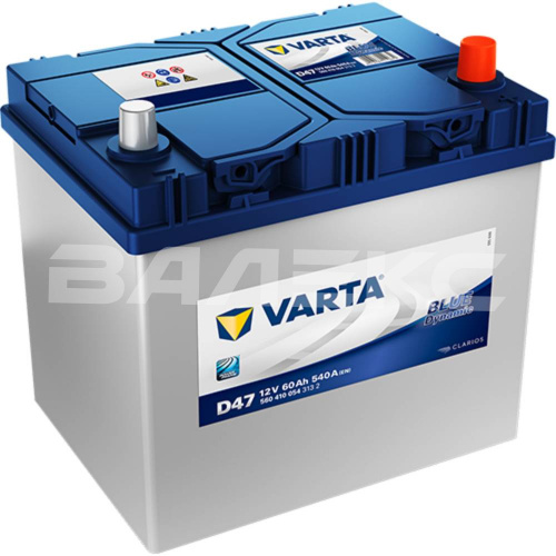 АКБ VARTA_BLUE_DYN 60 Ач   о/п.   D23L   540 А фото в интернет-магазине Валекс